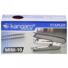 Степлер № 10 "Kangaro" HS-Mini до 15 листов, черный